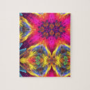 Recherche de art psychédélique puzzles Bleu