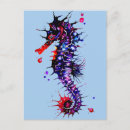Recherche de fish cartes postales Watercolor