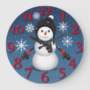 Recherche de merveilleux horloges Hiver