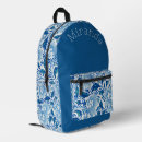 Recherche de bleu royal et blanc sacs Motif