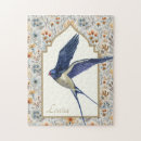 Recherche de hirondelles puzzles Vintage