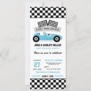 Recherche de voiture 10x23 invitations De ticket de course