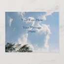 Recherche de nuages blancs cartes postales Photographie