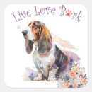 Recherche de chien de basset autocollants Chiot