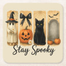 Recherche de chat halloween dessous de verres Toute personne