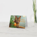 Recherche de chat tigré orange vœux cartes Chaton
