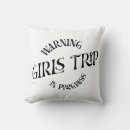 Recherche de voyages et coussins Typographie