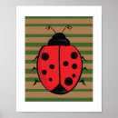 Recherche de coccinelle rouge posters Pour enfants