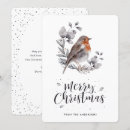 Recherche de oiseau de neige vœux cartes Classique