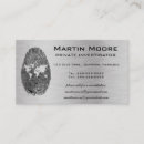 Recherche de détectives privés cartes visite Enquête