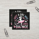 Recherche de fille de danse cartes visite Ballerine