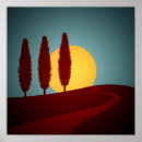 Recherche de toscane art Coucher de soleil