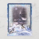 Recherche de oiseaux en hiver cartes postales Paysage