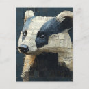 Recherche de blaireau cartes postales Faune