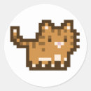 Recherche de chat orange autocollants Mignon