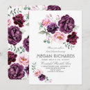 Recherche de purple bridal shower invitations Floral