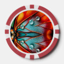 Recherche de feu jetons poker Rouge