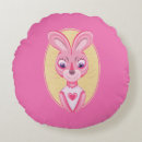 Recherche de dessin de lapin coussins Jeune fille