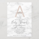 Recherche de monogram baby shower invitations Élégant