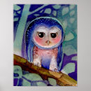 Recherche de aquarelle hibou posters Mignon