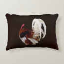 Recherche de coq rouge coussins Oiseau