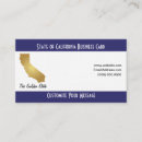 Recherche de la californie cartes visite Métallique