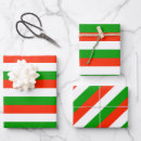 Recherche de blanc rouge vert papier cadeau Rayures