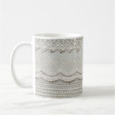 Recherche de broderie tasses Blanc