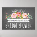 Recherche de welcome posters Bridal shower