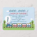 Recherche de train 11x16 invitations Pour enfants