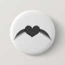 Recherche de amour gothique badges Coeur