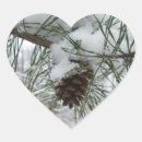 Recherche de pins neigeux autocollants Arbres