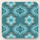 Recherche de transparent dessous de verres Turquoise