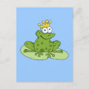 Recherche de prince de grenouille cartes postales Dessin
