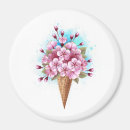 Recherche de rose refrigérateur magnets Fleurs