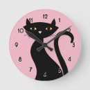 Recherche de femme chat horloges Rose