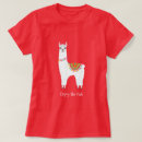 Recherche de drama llama tshirts Girly