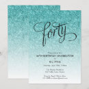 Recherche de 40 ans anniversaire invitations Tendance