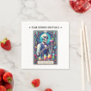 Recherche de tarot serviettes Squelette