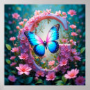Recherche de lettre florale posters Printemps