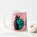 Recherche de les années 1950 tasses Chat