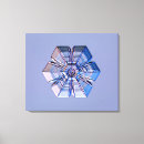Recherche de sensible impressions sur toile Arrière plan bleu