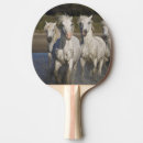 Recherche de chevaux raquettes ping pong Blanc