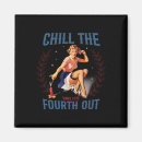 Recherche de juillet quatre magnets Drapeau