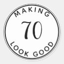 Recherche de 70 ans autocollants Célébration