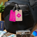Recherche de hot pink luggage tags Motif