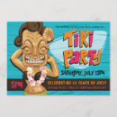 Recherche de barre tiki invitations Luau