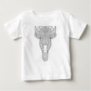 Recherche de griffonnage bébé vêtements Mandala