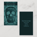 Recherche de tatouage crâne cartes visite Vintage