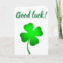 Recherche de trèfle vœux cartes Unique